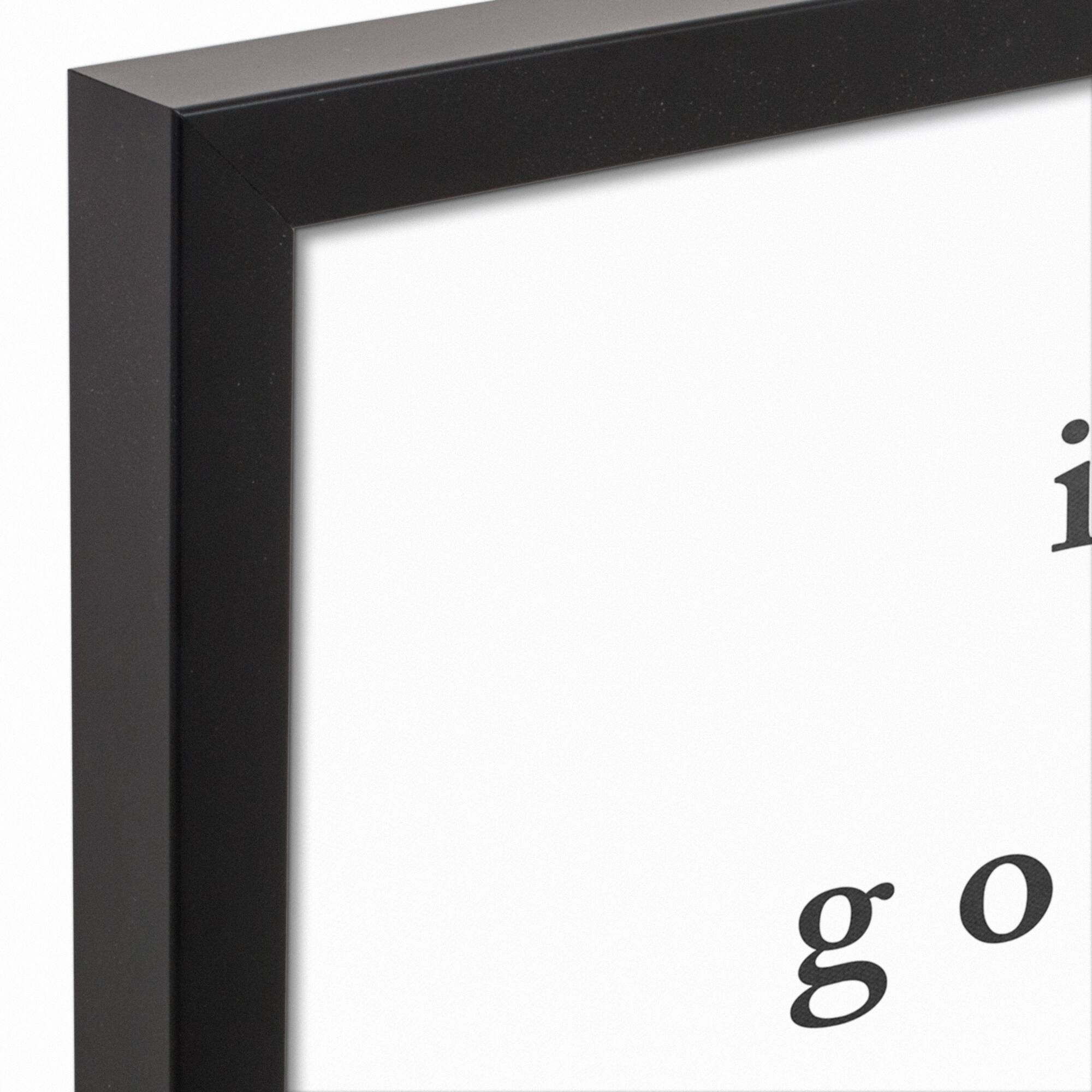 Good Day For A Good Day 17.73" x 21.73" Black Framed Canvas